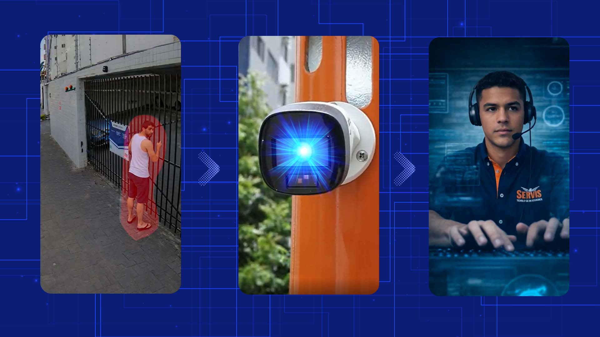 Vigilância ativa em área externa